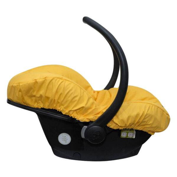 capa bebê conforto universal amarela