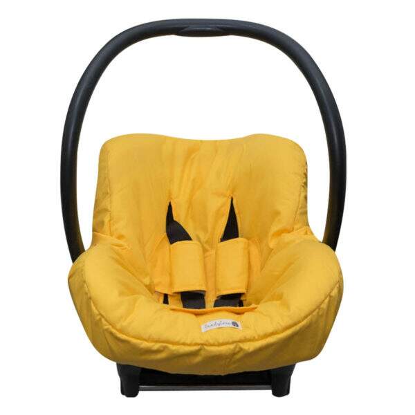 capa bebê conforto universal amarela
