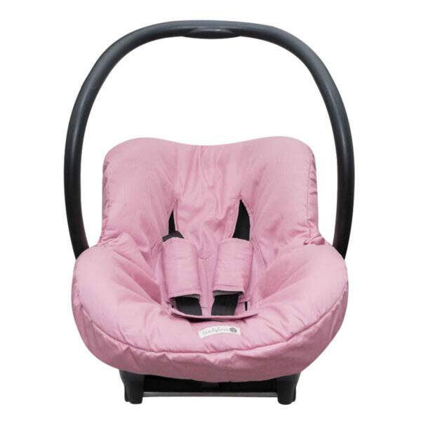 capa bebê conforto universal rosa