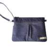 bolsa fralda moleton cinza azulado