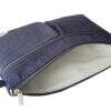 bolsa fralda moleton cinza azulado