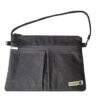 bolsa fralda moleton cinza chumbo
