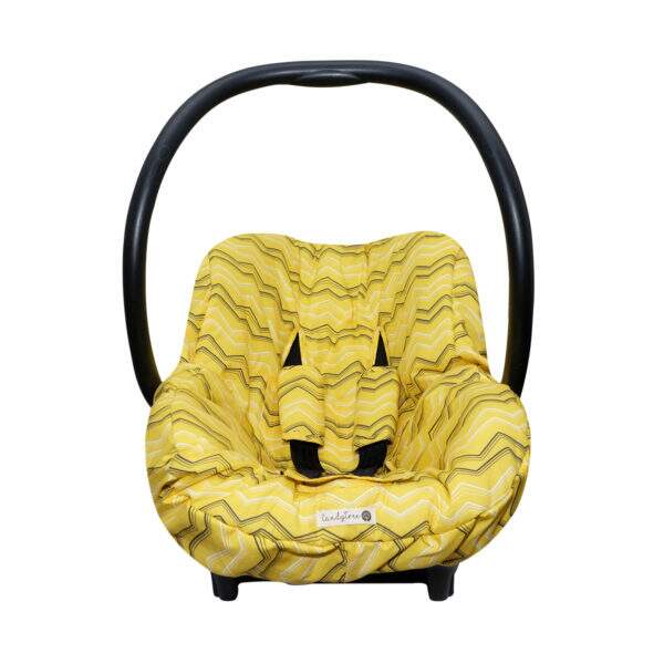 capa bebê conforto yellow life