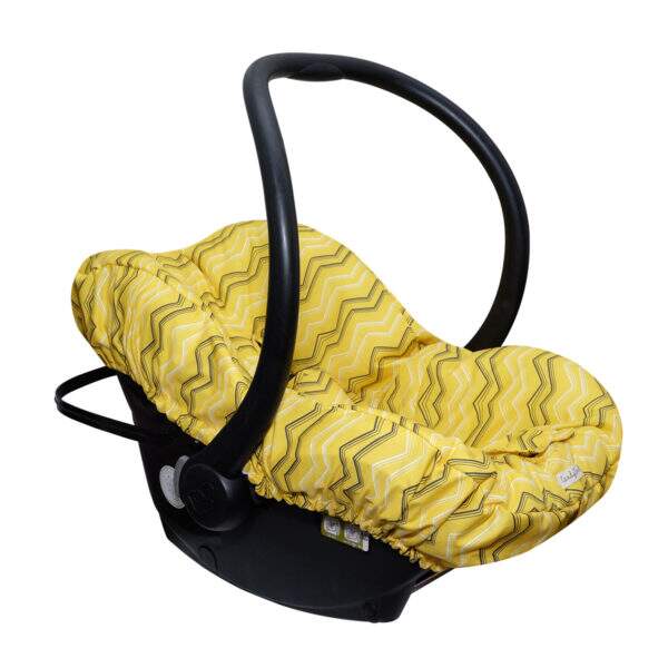 capa bebê conforto yellow life