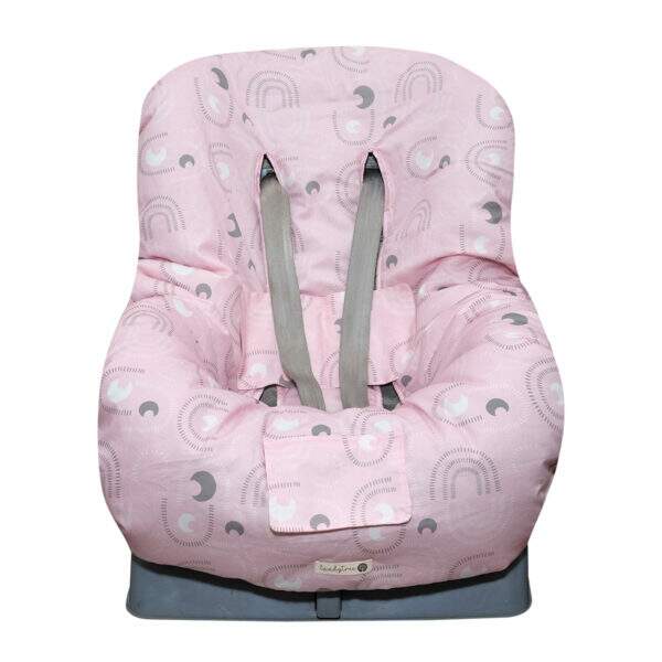capa cadeira carro pink moon