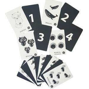 cards numeros e mascotes